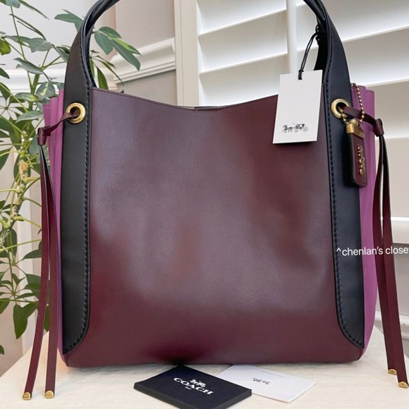 🔥NeW! Coach Harmony Colorblock Hobo - Picture 6 of 16